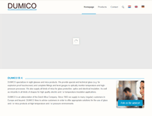 Tablet Screenshot of dumico.com